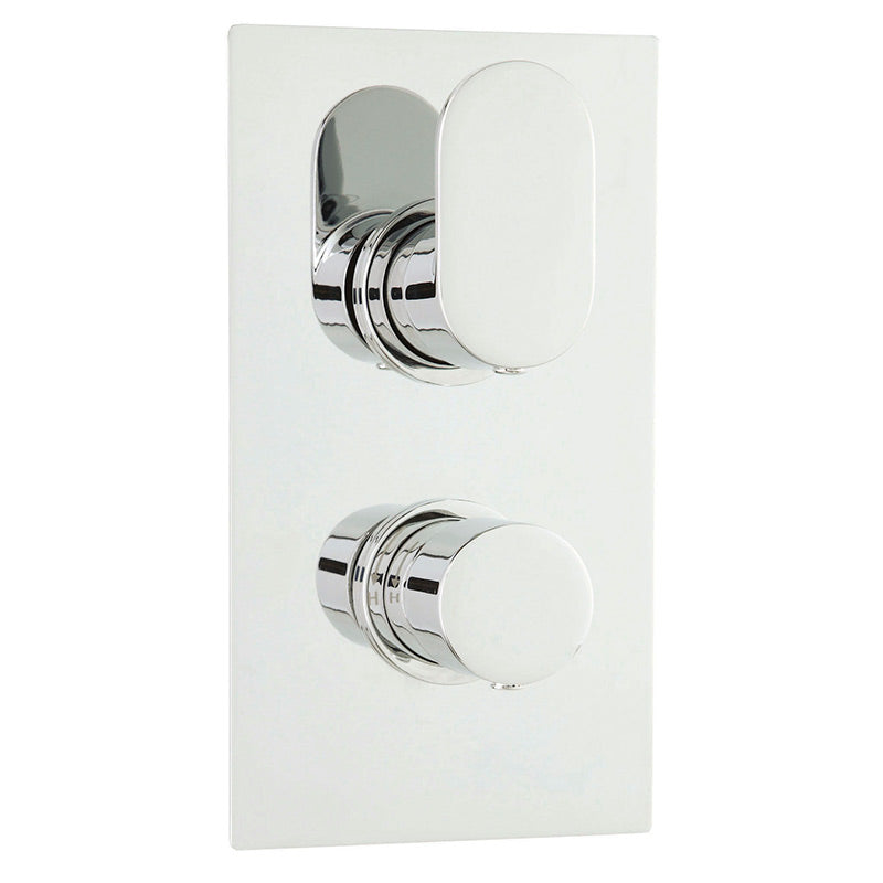Hudson Reed Reign Thermostatic Shower Valve (2 styles, Chrome) - Brandnew Bathroom