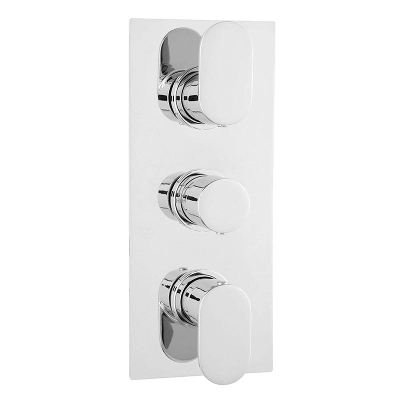 Hudson Reed Reign Thermostatic Shower Valve (2 styles, Chrome) - Brandnew Bathroom