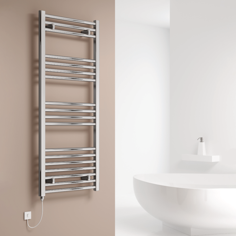 Reina Capo Electric Towel Rail (12 sizes, 4 colours, 2 styles) - Brand New Bathrooms