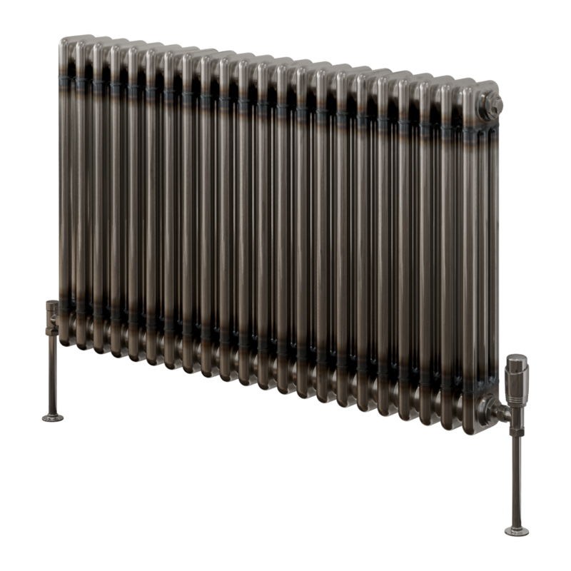 Reina Colona Horizontal 3 Column Mild Steel Radiator (13 sizes, 3 colours) - Brand New Bathrooms