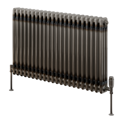 Reina Colona Horizontal 3 Column Mild Steel Radiator (13 sizes, 3 colours) - Brand New Bathrooms