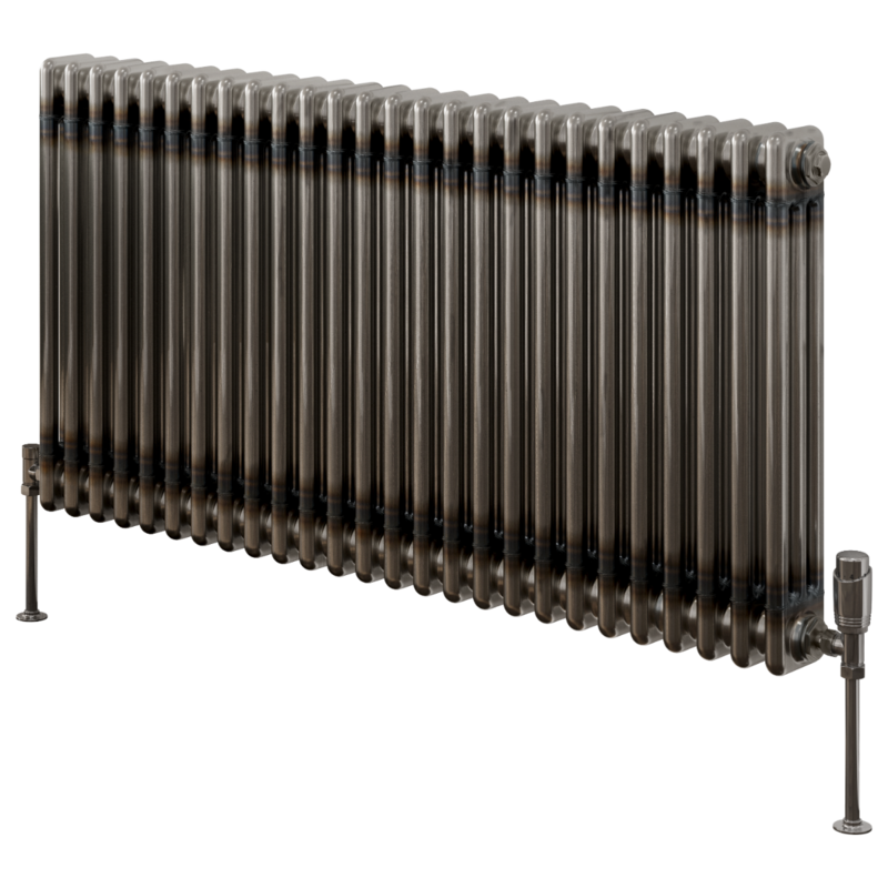 Reina Colona Horizontal 3 Column Mild Steel Radiator (13 sizes, 3 colours) - Brand New Bathrooms