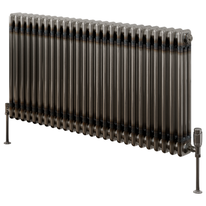 Reina Colona Horizontal 3 Column Mild Steel Radiator (13 sizes, 3 colours) - Brand New Bathrooms