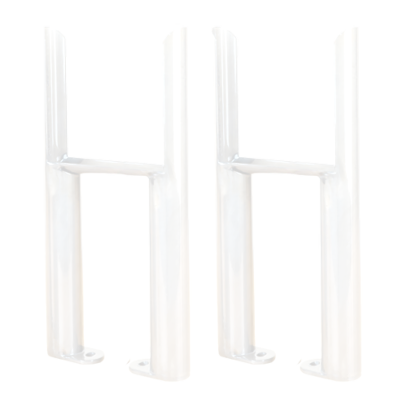 Reina Colona Radiator Feet (3 sizes, White) - Brand New Bathrooms