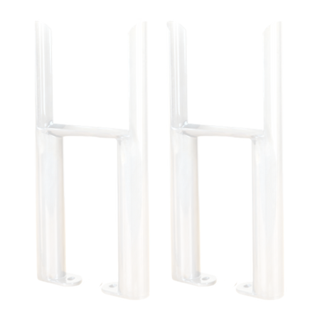 Reina Colona Radiator Feet (3 sizes, White) - Brand New Bathrooms
