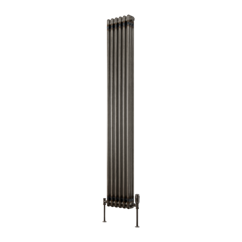 Reina Colona Vertical 2 Column Mild Steel Radiator (6 sizes, 3 colours) - Brand New Bathrooms