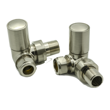 Reina Crova Corner Radiator Valves (1 size, 7 colours) - Brand New Bathrooms