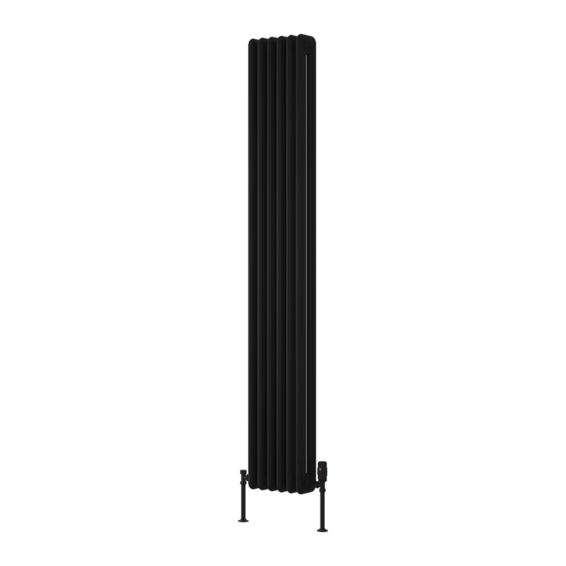 Reina Hedingham Vertical Designer Column Radiator (3 sizes, 2 colours) - Brand New Bathrooms