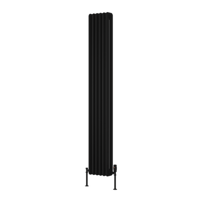 Reina Hedingham Vertical Designer Column Radiator (3 sizes, 2 colours) - Brand New Bathrooms