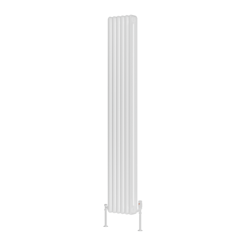 Reina Hedingham Vertical Designer Column Radiator (3 sizes, 2 colours) - Brand New Bathrooms