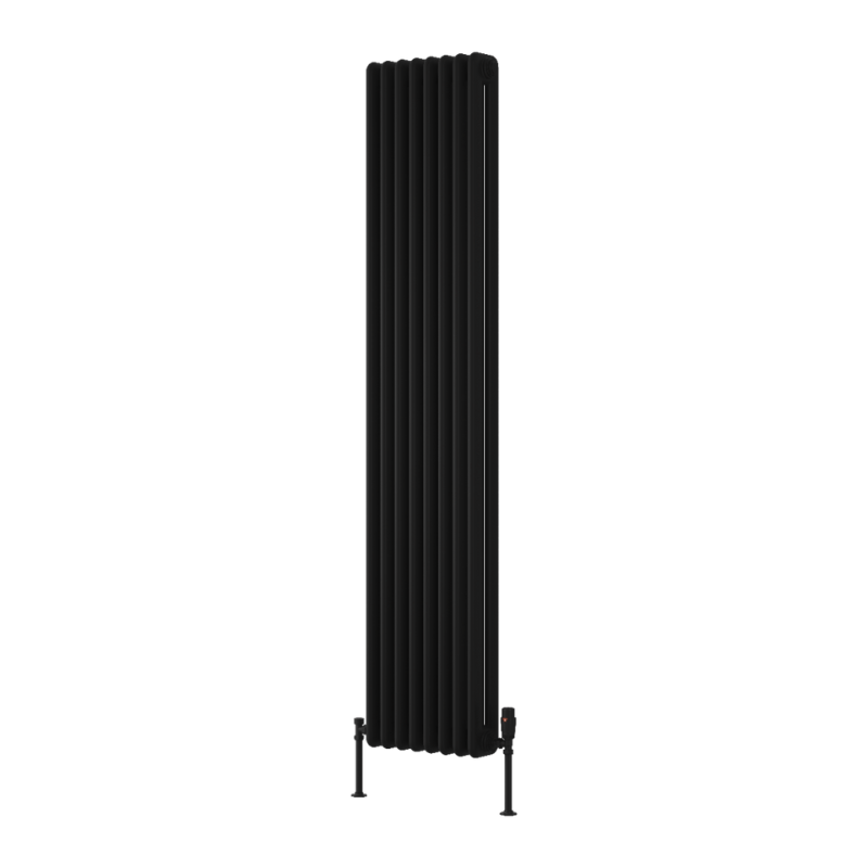 Reina Hedingham Vertical Designer Column Radiator (3 sizes, 2 colours) - Brand New Bathrooms