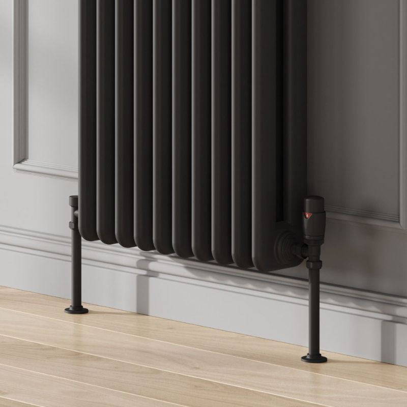 Reina Hedingham Vertical Designer Column Radiator (3 sizes, 2 colours) - Brand New Bathrooms