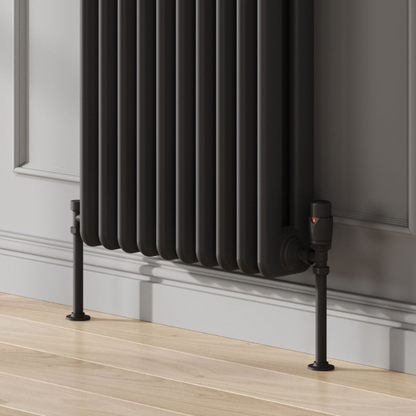 Reina Hedingham Vertical Designer Column Radiator (3 sizes, 2 colours) - Brand New Bathrooms