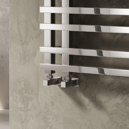 Reina Loge Angled Radiator Valves (1 size, 3 colours) - Brand New Bathrooms