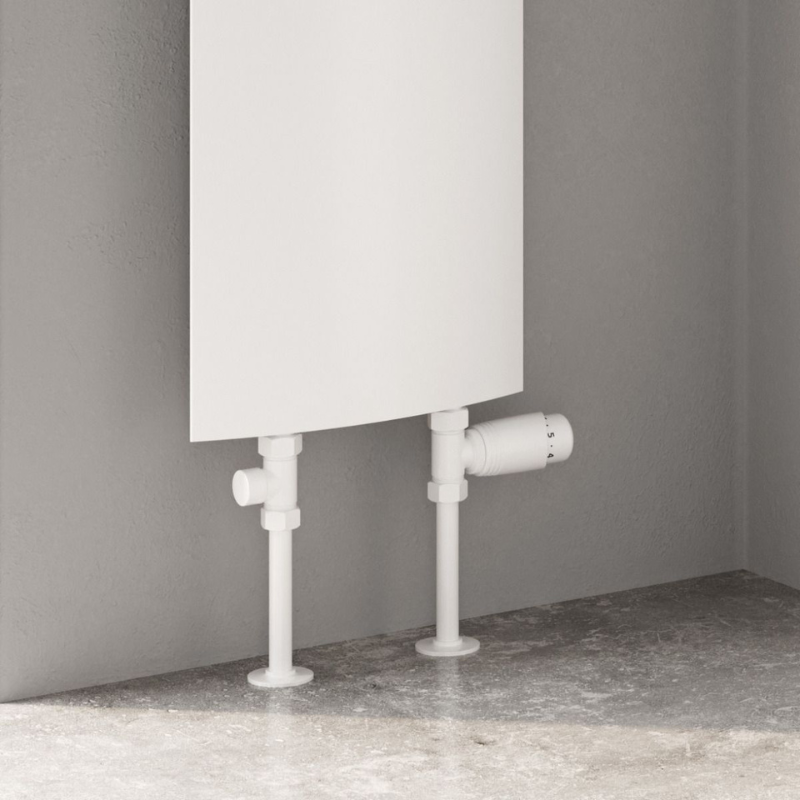 Reina Picoli Vertical Designer Aluminium Radiator (2 sizes, 3 colours) - Brand New Bathrooms