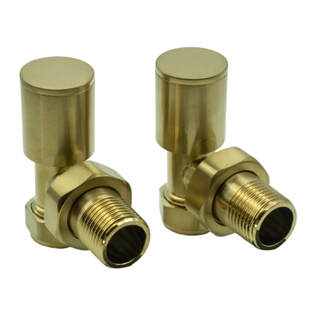 Reina Portland Angled Radiator Valves (1 size, 7 colours) - Brand New Bathrooms