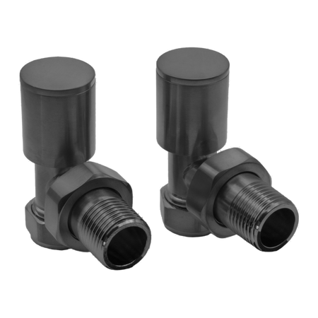 Reina Portland Angled Radiator Valves (1 size, 7 colours) - Brand New Bathrooms