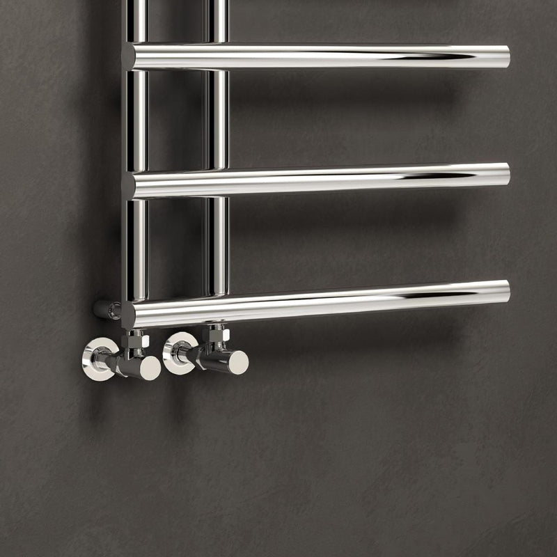 Reina Portland Angled Radiator Valves (1 size, 7 colours) - Brand New Bathrooms