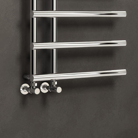 Reina Portland Angled Radiator Valves (1 size, 7 colours) - Brand New Bathrooms