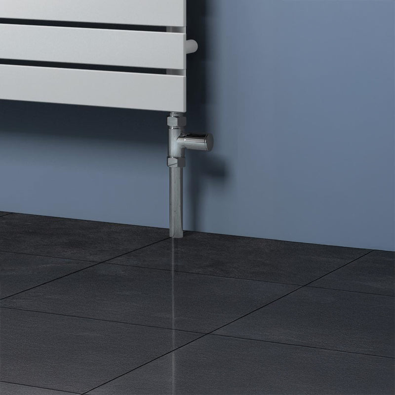 Reina Portland Straight Radiator Valves (1 size, 7 colours) - Brand New Bathrooms