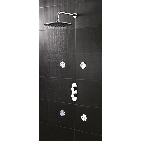 Hudson Reed Indus Thermostatic Shower Valve (2 styles, Chrome) - Brandnew Bathroom