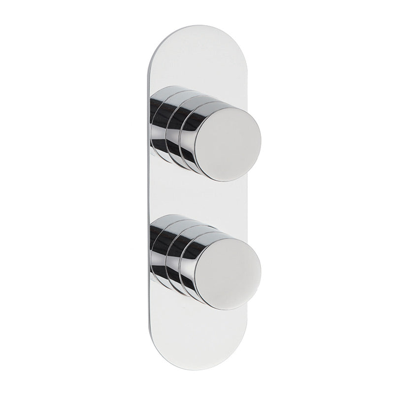 Hudson Reed Indus Thermostatic Shower Valve (2 styles, Chrome) - Brandnew Bathroom