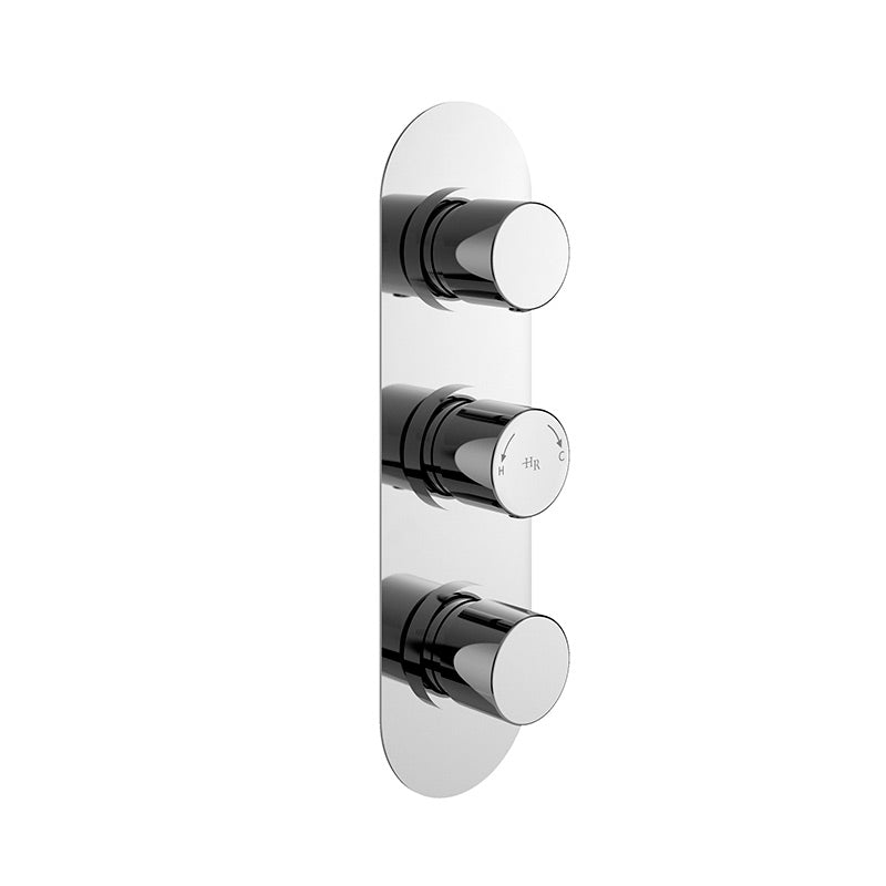 Hudson Reed Round Valves Valve (2 styles, Chrome) - Brandnew Bathroom