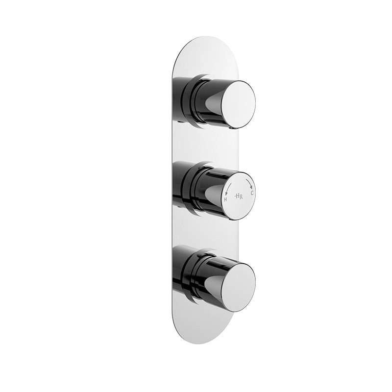 Hudson Reed Round Valves Valve (2 styles, Chrome) - Brandnew Bathroom