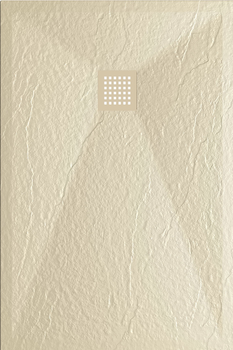 Brand New Bathrooms Polymer Anti-Slip Shower Tray (10 sizes, Sand)