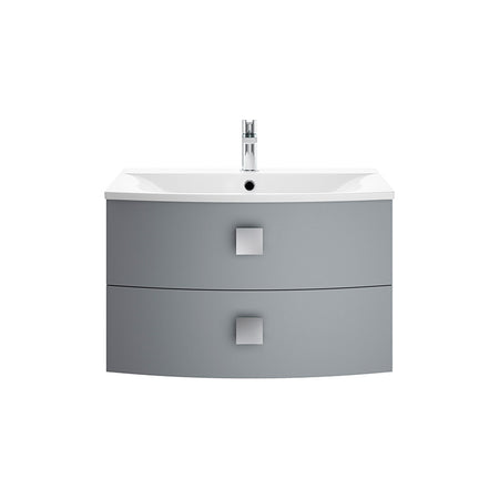 Hudson Reed Sarenna Wall Hung Double Drawer 700mm Vanity Unit with Polymarble Basin (1 size, 3 colours) - Brand New Bathrooms