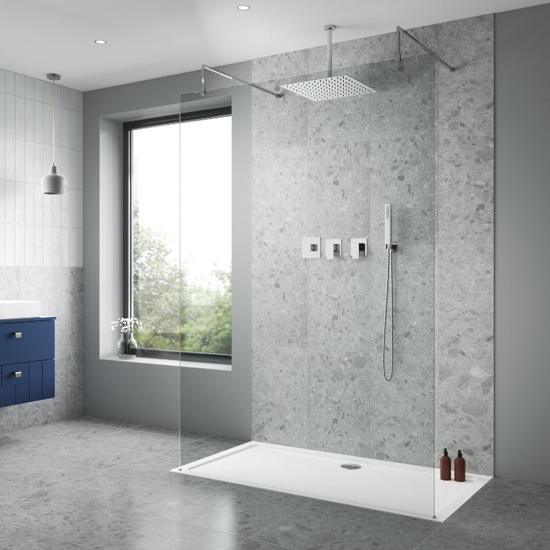 Nuie 2 Outlet Windon Bundle With Stop Taps (1 size, Chrome) - Brand New Bathrooms