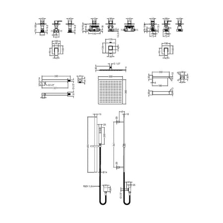 Nuie 3 Outlet Bundle Windon With Stop Tap & Diverter (1 size, Chrome) - Brand New Bathrooms