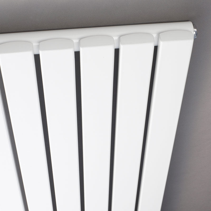 Nuie Sloane Single Panel Designer Radiator (1 size, Satin White) - Brand New Bathrooms