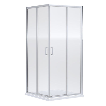 Nuie Rene Corner Entry (2 sizes, Chrome) - Brandnew Bathroom