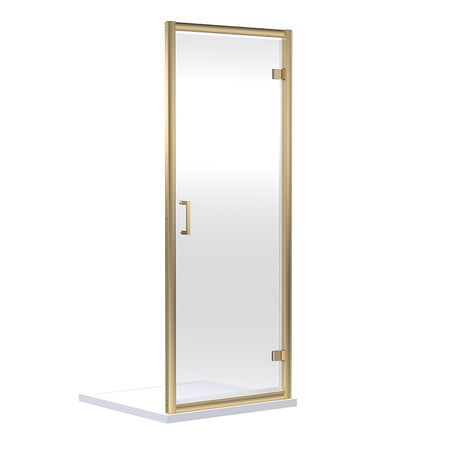 Nuie Rene Hinged Shower Door (4 sizes, 3 colours) - Brandnew Bathroom