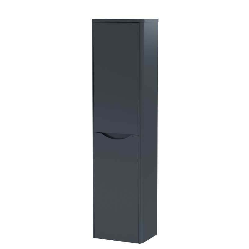 Nuie Lunar Wall Hung 2 Door Tall Unit (1 size, 5 colours) - Brand New Bathrooms
