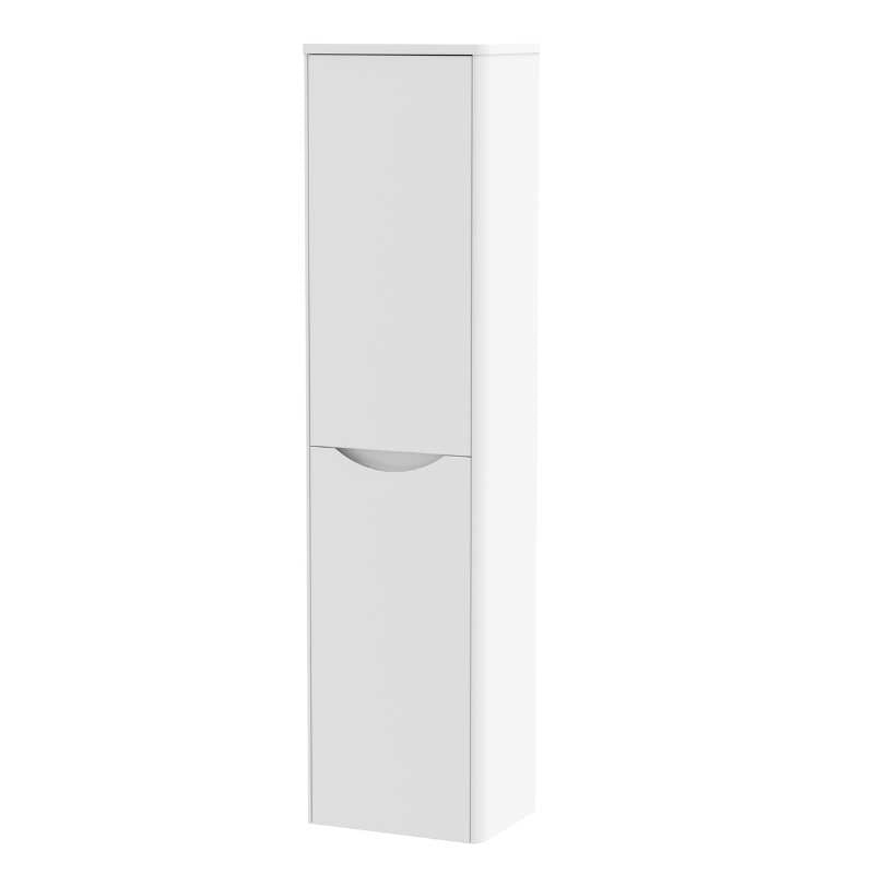 Nuie Lunar Wall Hung 2 Door Tall Unit (1 size, 5 colours) - Brand New Bathrooms