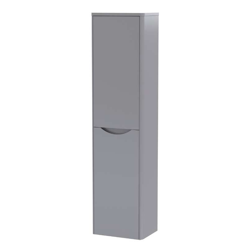 Nuie Lunar Wall Hung 2 Door Tall Unit (1 size, 5 colours) - Brand New Bathrooms
