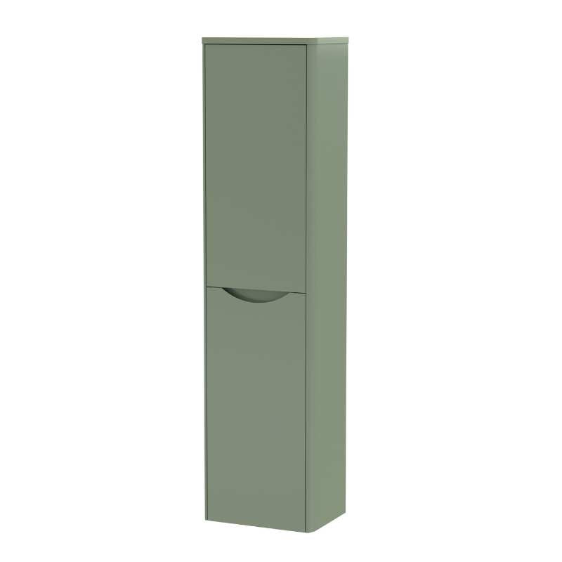 Nuie Lunar Wall Hung 2 Door Tall Unit (1 size, 5 colours) - Brand New Bathrooms
