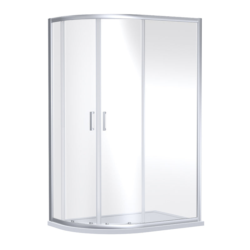 Nuie Rene Offset Quandrant Shower Enclosure (3 sizes, 3 colours) - Brandnew Bathroom