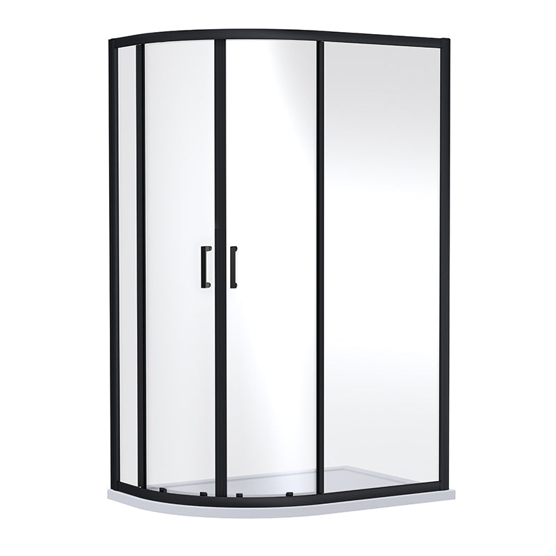 Nuie Rene Offset Quandrant Shower Enclosure (3 sizes, 3 colours) - Brandnew Bathroom