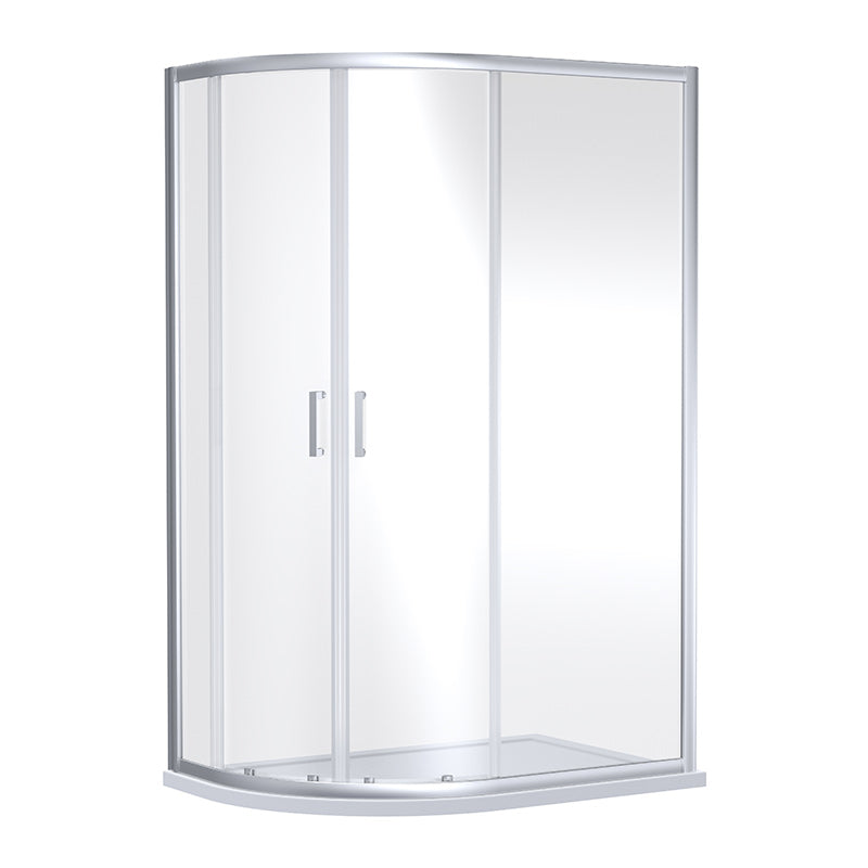 Nuie Rene Offset Quandrant Shower Enclosure (3 sizes, 3 colours) - Brandnew Bathroom