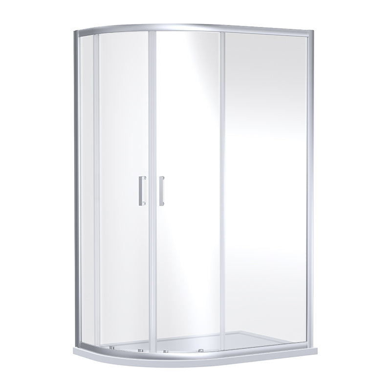 Nuie Rene Offset Quandrant Shower Enclosure (3 sizes, 3 colours) - Brandnew Bathroom