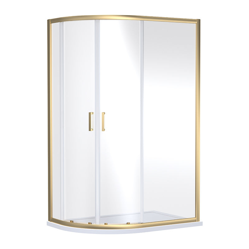 Nuie Rene Offset Quandrant Shower Enclosure (3 sizes, 3 colours) - Brandnew Bathroom