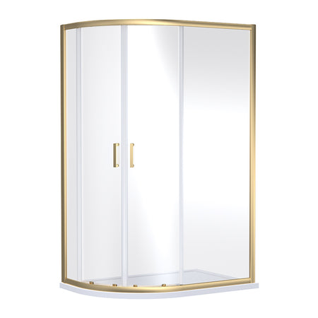 Nuie Rene Offset Quandrant Shower Enclosure (3 sizes, 3 colours) - Brandnew Bathroom
