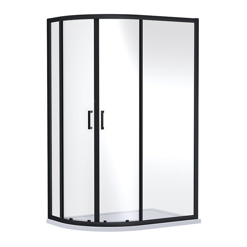 Nuie Rene Offset Quandrant Shower Enclosure (3 sizes, 3 colours) - Brandnew Bathroom