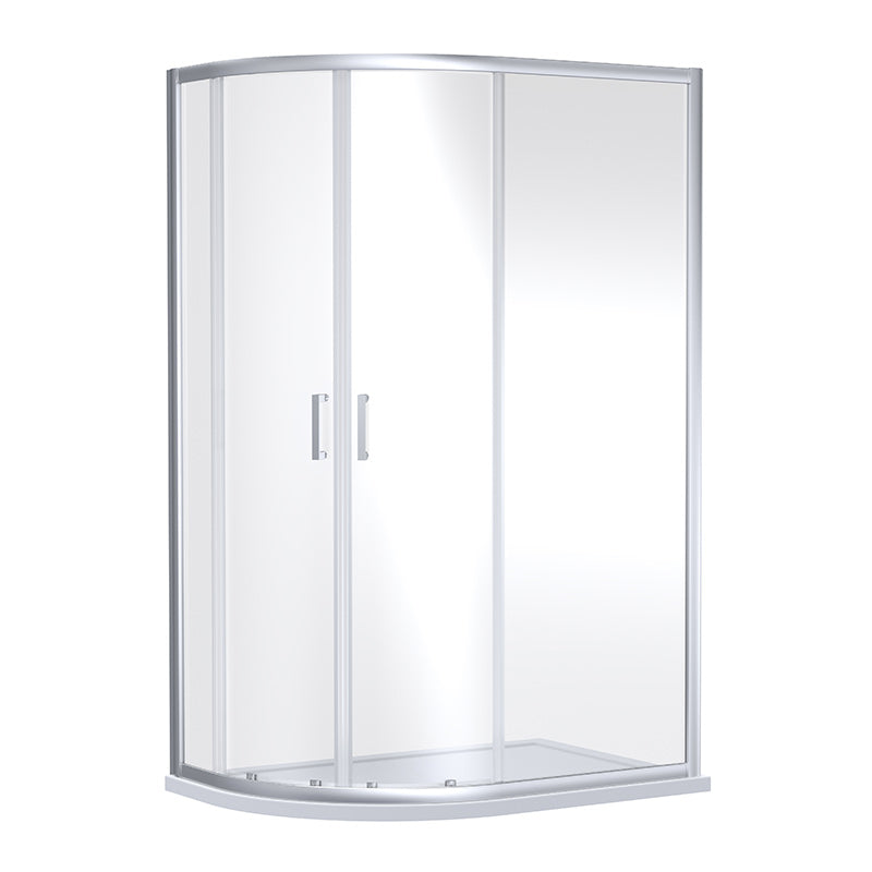 Nuie Rene Offset Quandrant Shower Enclosure (3 sizes, 3 colours) - Brandnew Bathroom