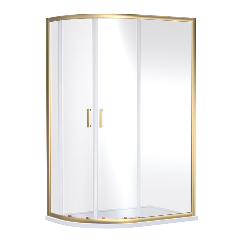 Nuie Rene Offset Quandrant Shower Enclosure (3 sizes, 3 colours) - Brandnew Bathroom