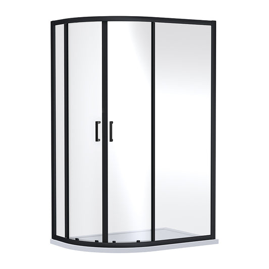 Nuie Rene Offset Quandrant Shower Enclosure (3 sizes, 3 colours) - Brandnew Bathroom
