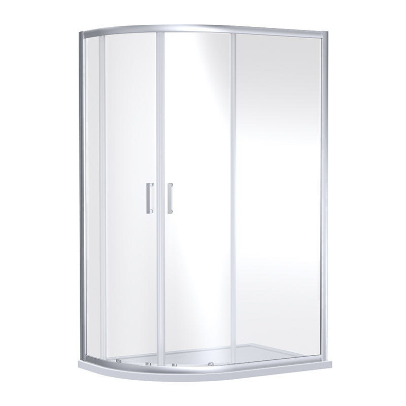 Nuie Rene Offset Quandrant Shower Enclosure (3 sizes, 3 colours) - Brandnew Bathroom